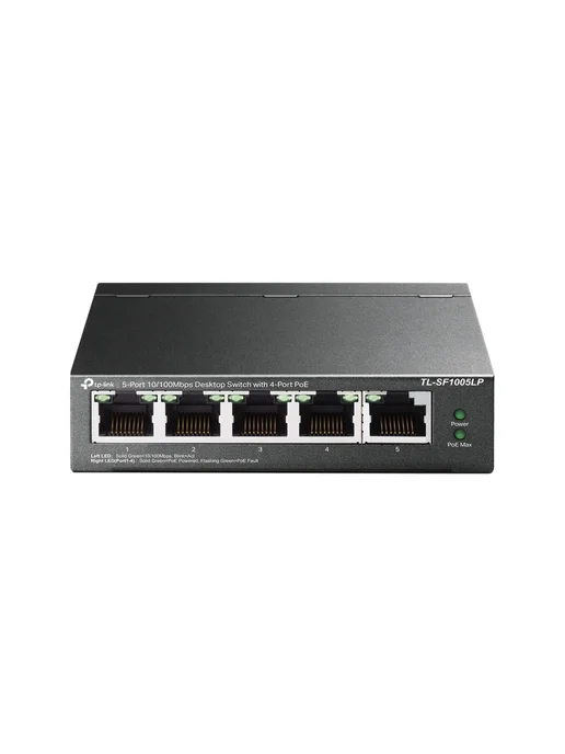 TP-link Коммутатор TL-SF1005LP неуправ, 5xRJ45 100Мбит с, PoE 41Вт, 41 Вт, фото 7