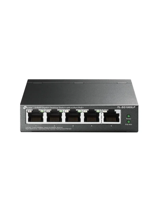 TP-link Коммутатор TL-SG1005LP неуправ, 5xRJ45 1Гбит с, PoE+ 40Вт, 40 Вт, фото 8