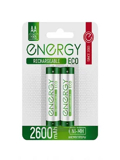 Аккумулятор Eco NIMH-2600-HR6 2B (АА) ENERGY 206844958 купить за 378 ₽ в интернет-магазине Wildberries