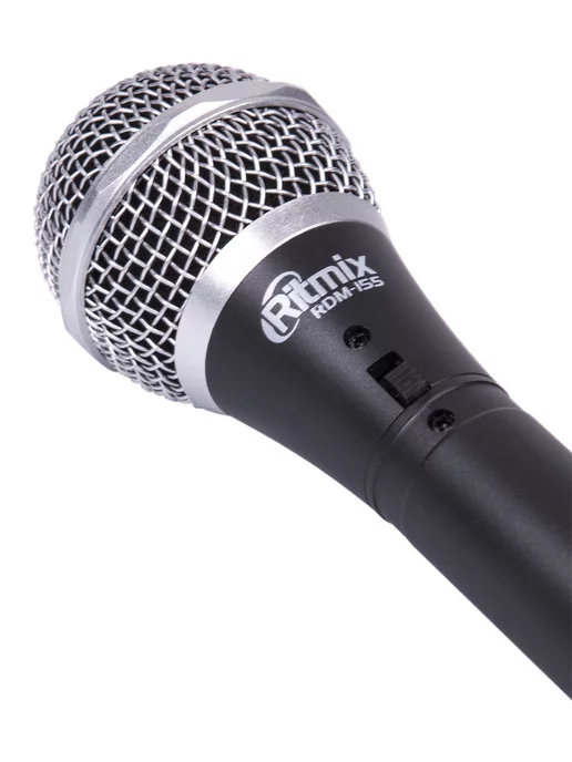 RITMIX Микрофон для пк компьютера караоке RDM-155, черный, фото 8