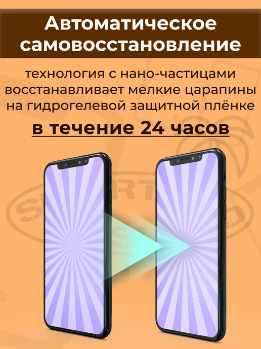 SMART iSLAND Гидрогелевая защитная плёнка для Samsung A15, белый, фото 5