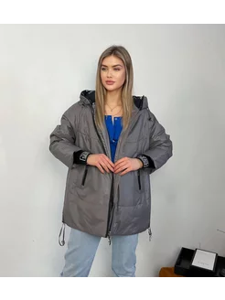 Куртка демисезонная с капюшоном болоньевая HD Fashions 206864156 купить за 4 005 ₽ в интернет-магазине Wildberries