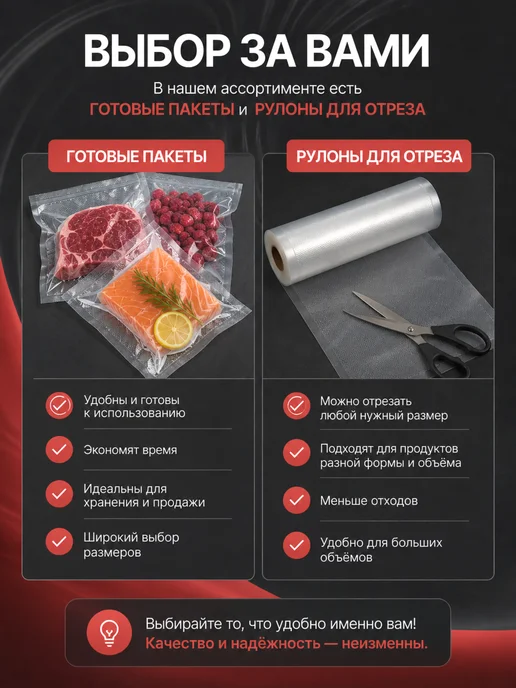 ПАКСИМУС Пакеты для вакууматора рифленые 28х500 см, 100 шт, фото 8