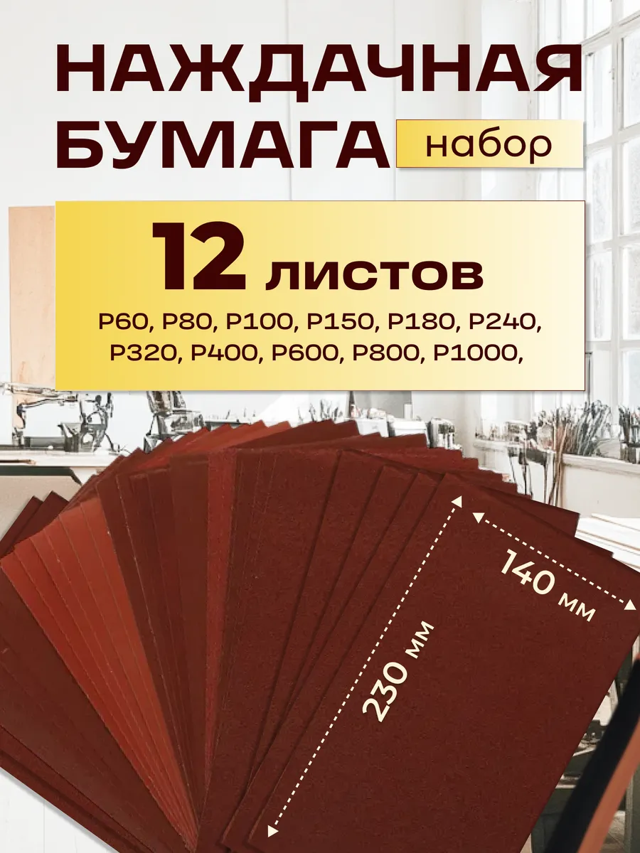 Водостойкая наждачная...
