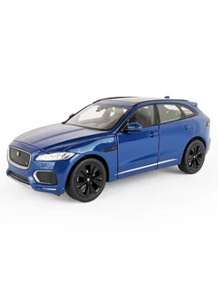 Машинка 1 24 Jaguar F-Pace синий Welly 206928032 купить за 1 998 ₽ в интернет-магазине Wildberries