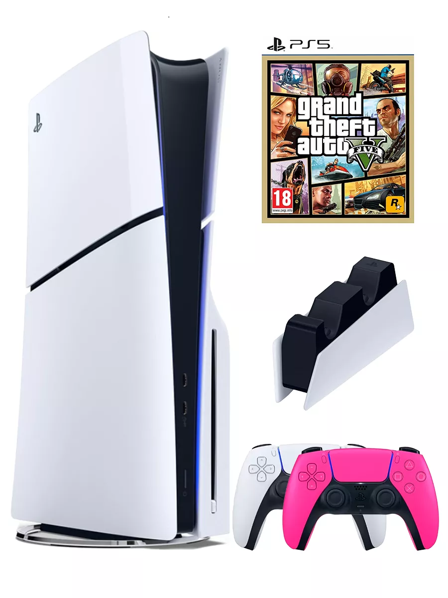PS5 5 PlayStation 5 Slim disc GTA 5 Sony Wildberries 206947497