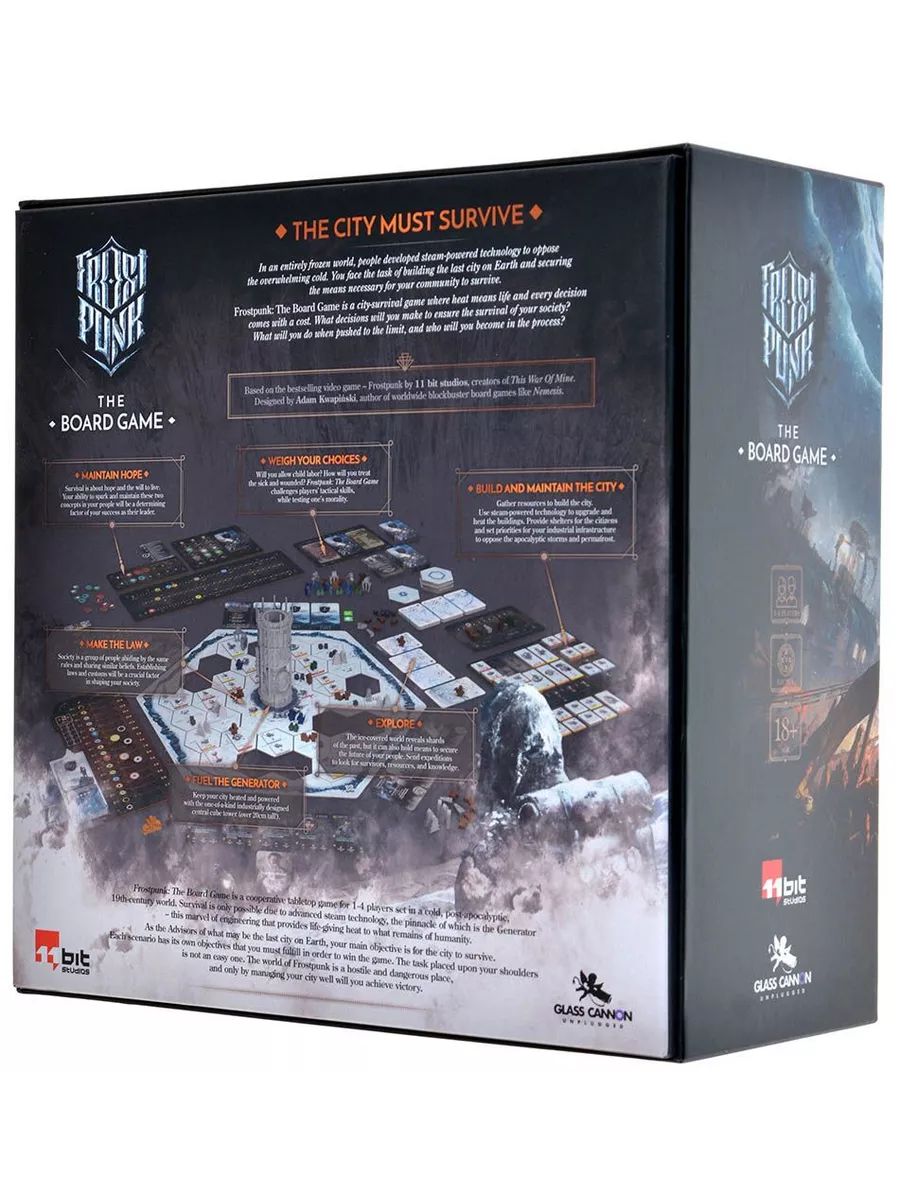 Настольная игра Frostpunk Hobby World 206976601 купить за 18 696 ₽ в  интернет-магазине Wildberries