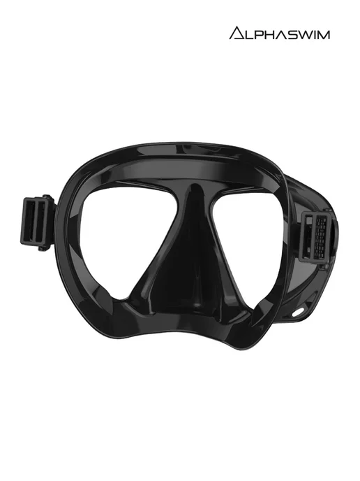 ALPHA SWIM маска для плавания с трубкой для снорклинга, вариант, фото 5