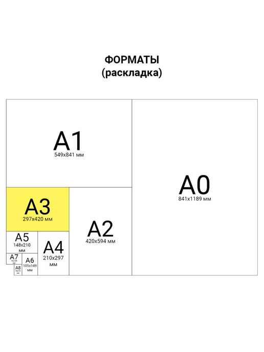 Brauberg Белый картон БОЛЬШОГО ФОРМАТА, А3, мелованный, белый, фото 2