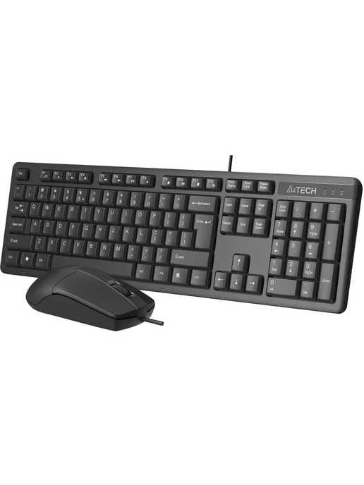 A4TECH Клавиатура + мышь A4 KR-3330, черный, фото 3