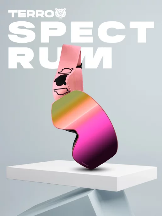 TERROR Маска горнолыжная SPECTRUM Pink