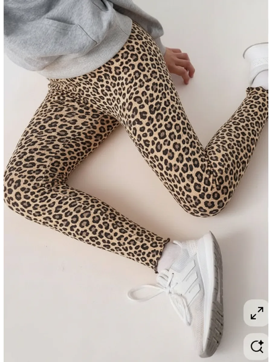 Леггинсы, Leopard Gilded Beige 14-1012