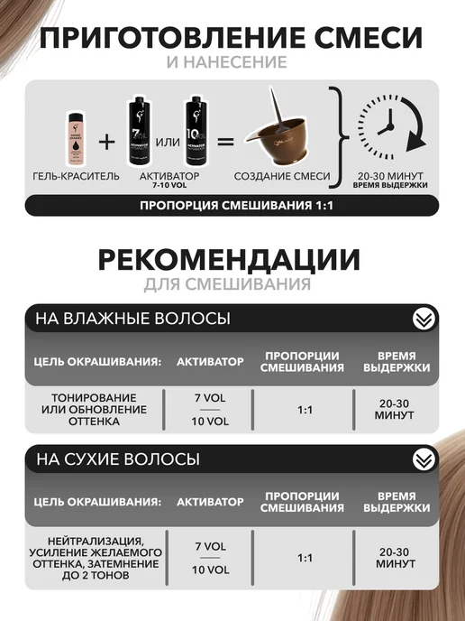 GERAPROFESSIONAL Активатор для гель-красителя 7 vol (2,1%) 1000 мл, 1000 мл, фото 4