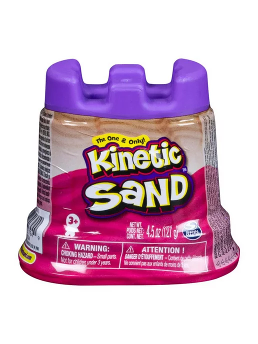 Kinetic Sand Башенка (Розовый) Кинетический песок 127гр