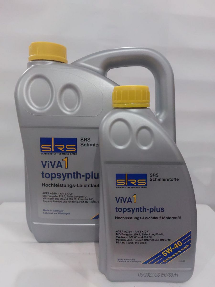 SRS масло моторное Viva 1 topsynth Alpha la 5w-30. Моторное масло SRS Viva 1 Special ll-Fe 0w-20, 1л.