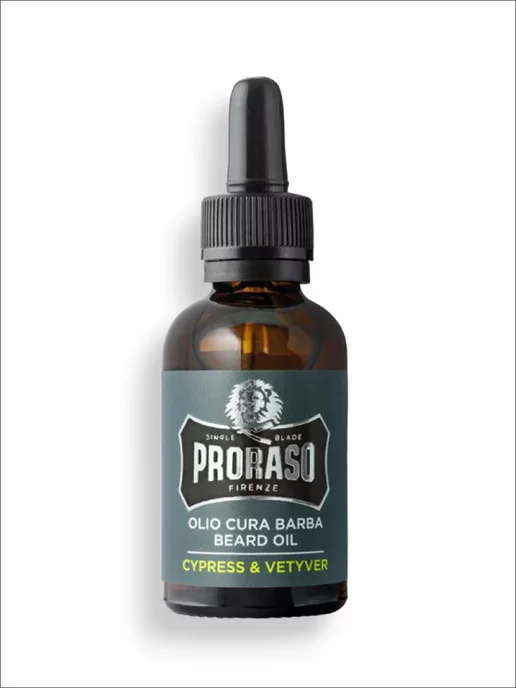 PRORASO Масло для бороды смягчающее CYPRESS & VETYVER, вариант, фото 6