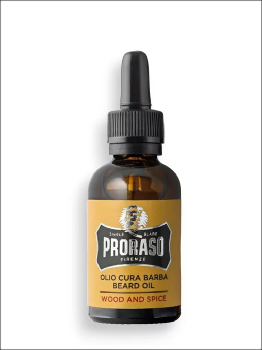 PRORASO Масло для бороды смягчающее WOOD AND SPICE, вариант, фото 6