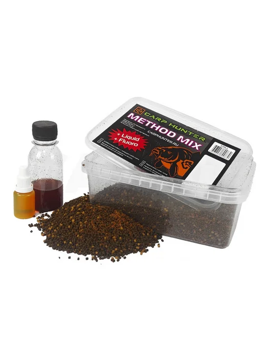 Carp Hunter Пеллетс + ликвид Method Mix, вариант, фото 6