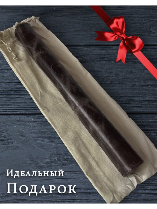 Vintage Story Коврик для рабочего стола из натуральной кожи, коричневый, фото 7