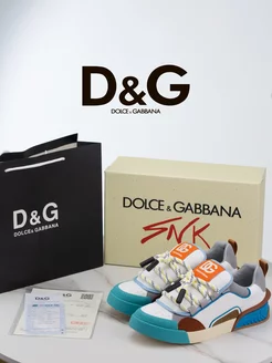 Кроссовки кеды Dolce&Gabbana из натуральной кожи Tunuba 207283339 купить за 4 208 ₽ в интернет-магазине Wildberries