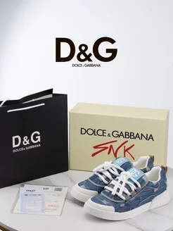 Кроссовки кеды Dolce&Gabbana из натуральной кожи Tunuba 207283342 купить за 3 668 ₽ в интернет-магазине Wildberries