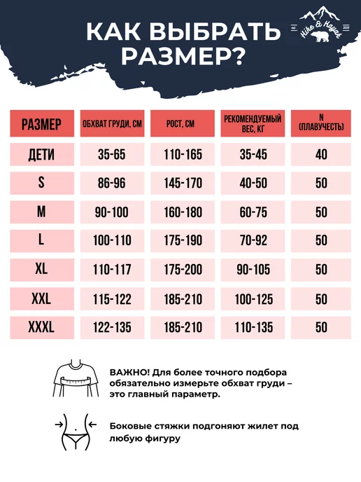 hikexp Жилет спасательный для сап Standart Red, черный, фото 2