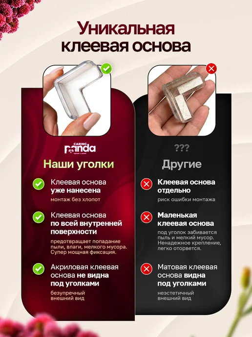 CARING PANDA Защитная лента для мебели для детей силиконовая, вариант, фото 5