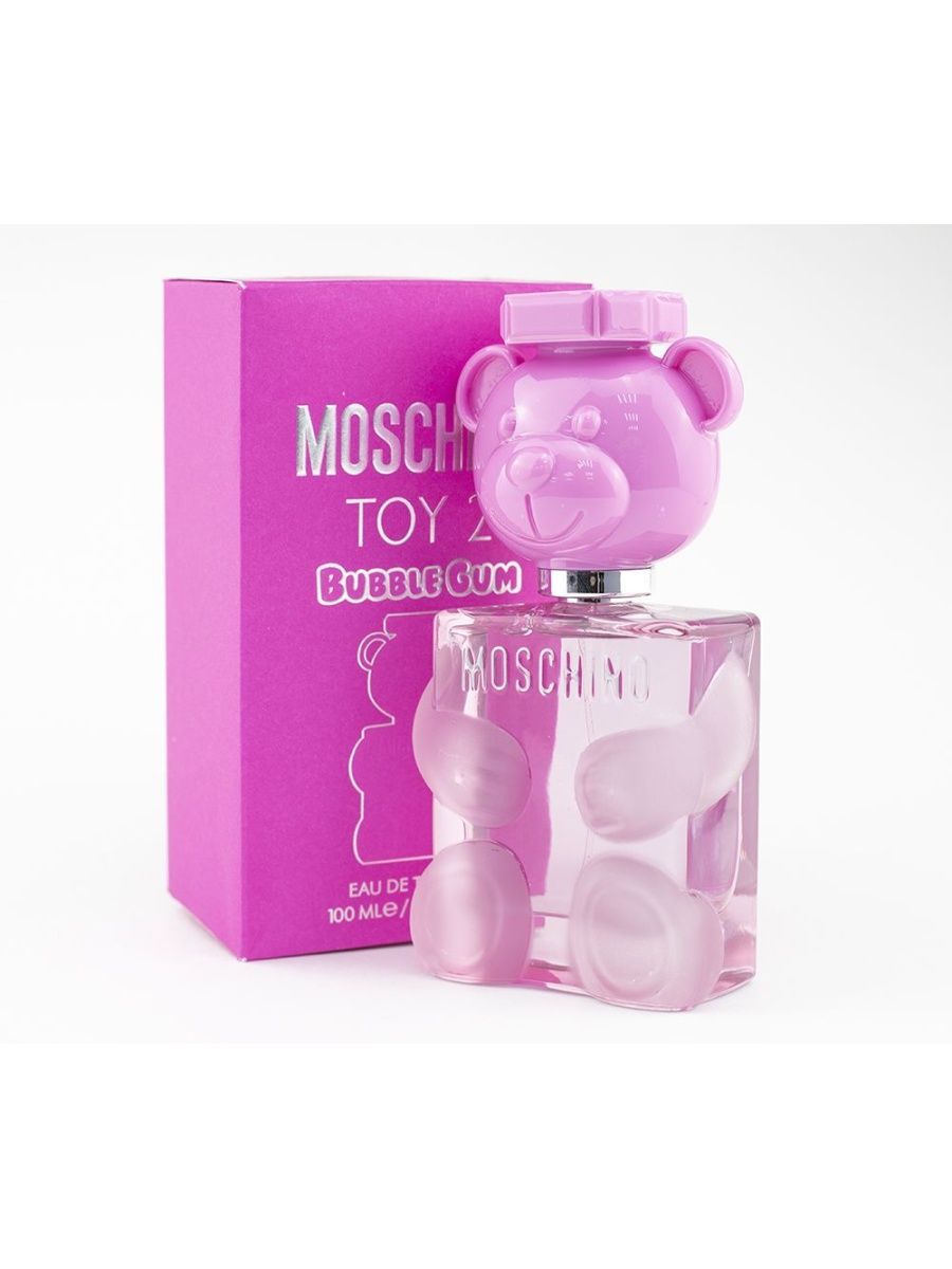 Москино духи медведь. Moschino Toy 2 Bubble Gum. Moschino Toy 2 Bubble Gum 100 мл. Moschino Bubble Gum 100ml. Духи Москино медведь бабл гам.