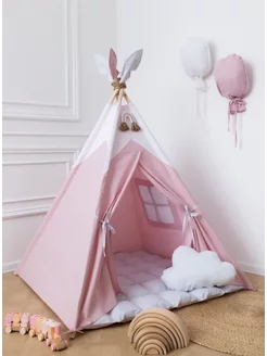 Вигвам с ковриком шалаш детский Tipi.room 207378827 купить за 6 174 ₽ в интернет-магазине Wildberries