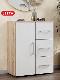 Комод деревянный с дверцей и ящиками Веста LETTA 207448526 купить за 3 299 ₽ в интернет-магазине Wildberries