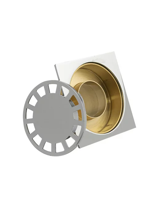 САНАКС Трап 00055 150х150 мм хром вертикальный, 150x150 мм, фото 6