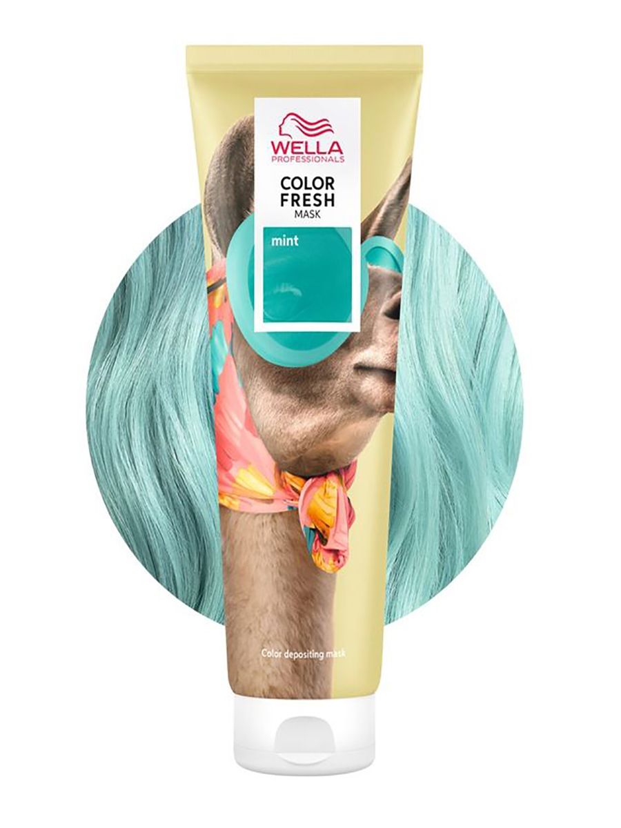 Color fresh маска отзывы. Велла маска минт. Wella Color Fresh Mask. Велла колор Фреш маска. Колор Фреш маска оттеночная.