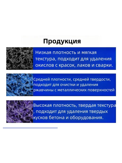 EASY WORK Диск зачистной полимерный 125мм 1шт Синий Кинг-Конг, 1 шт, фото 2
