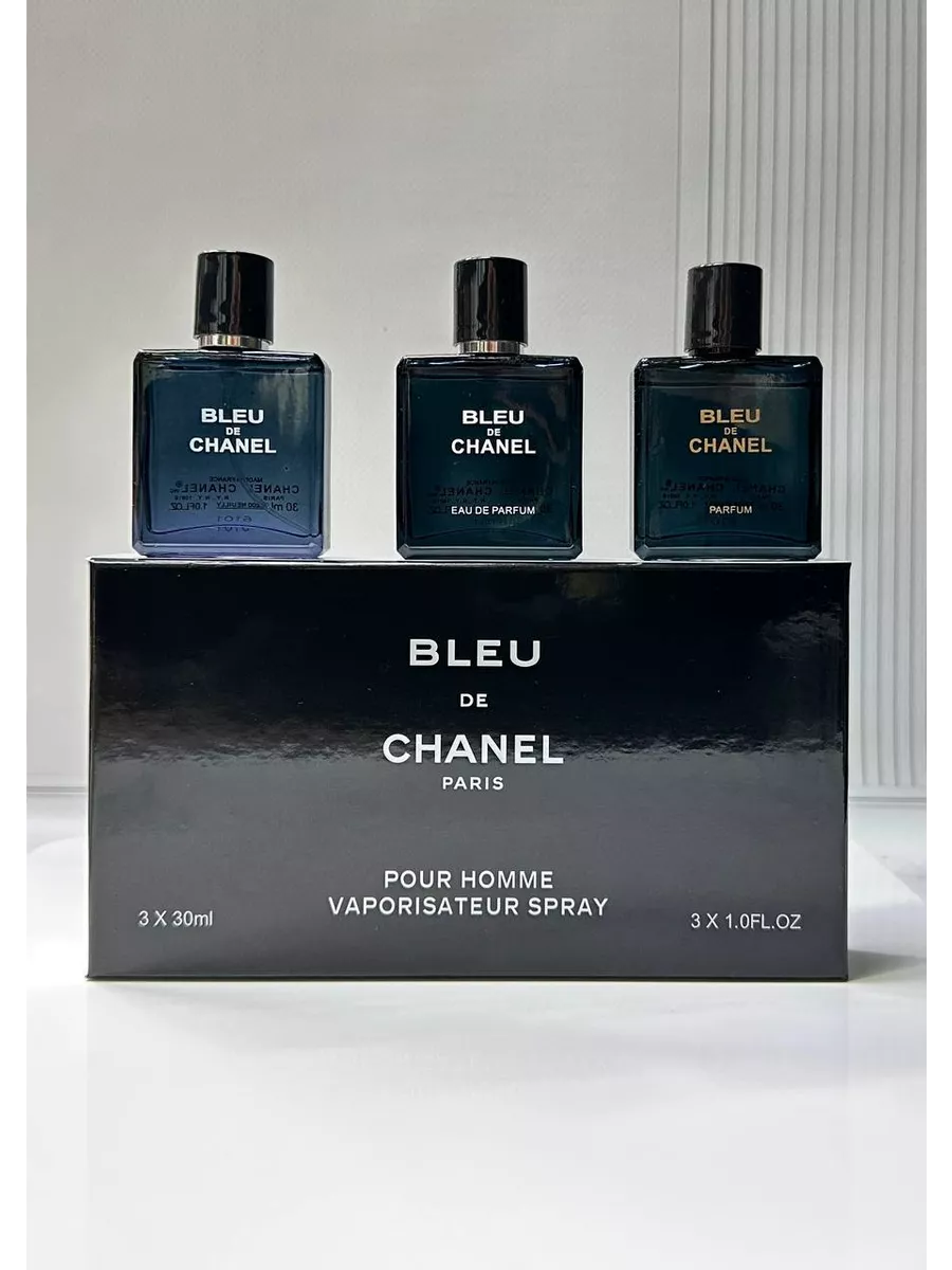 Подарочный набор духов Chanel Bleu de Chanel 3 по 30 мл Подарочный набор духов Chanel Bleu de Chanel 3 по 30 мл