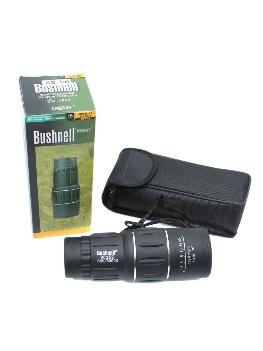 Монокуляр Бушнелл 16*52 66м/8000м. Монокуляр Bushnell 95x52. Монокуляр Bushnell 16x52. Монокуляр 95×52 66м/8000м, 16 см..