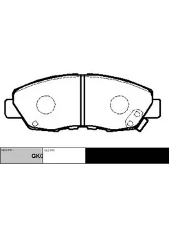 / CKHO-4 Колодки тормозные дисковые / перед /... CTR 207534663 купить за 1 997 ₽ в интернет-магазине Wildberries