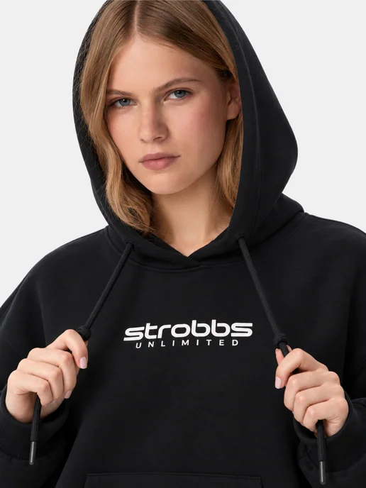 Strobbs Толстовка женская, черный, фото 4