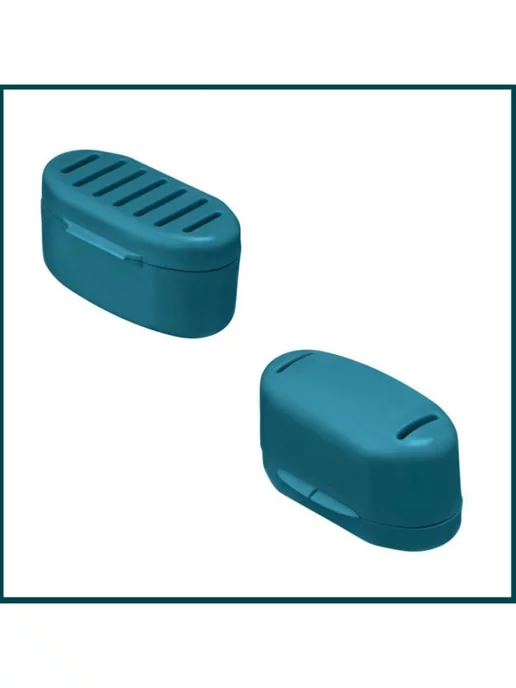 FormeTu-SmPlast Футляр для зубной щётки, 2 штуки бирюзовый, голубой, фото 2