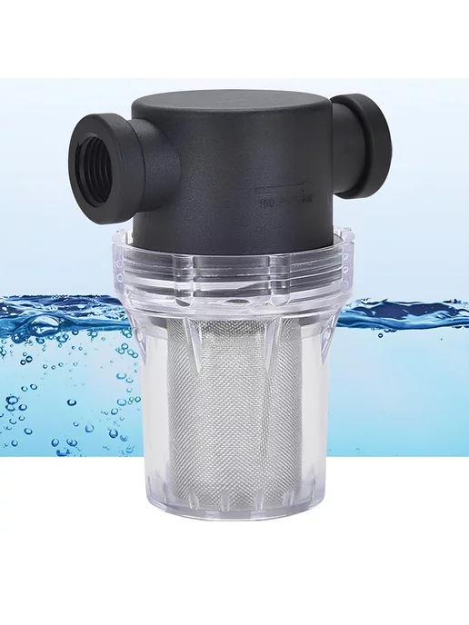 MEGAPLANE Фильтр для воды 1 2 магистральный грубой очистки, белый, фото 4