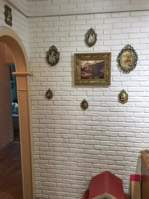 Декоративный кирпич из гипса на стену, серый, фото 6