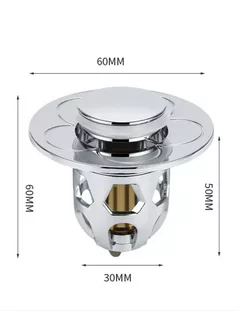 заглушка для ванной раковины выдвижной фильтр слива 207648824 купить за 229 ₽ в интернет-магазине Wildberries