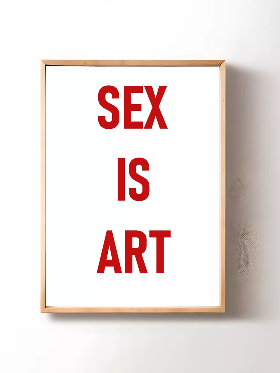 Fabrika Постер на стену Sex is Art 48х33 см (А3+)