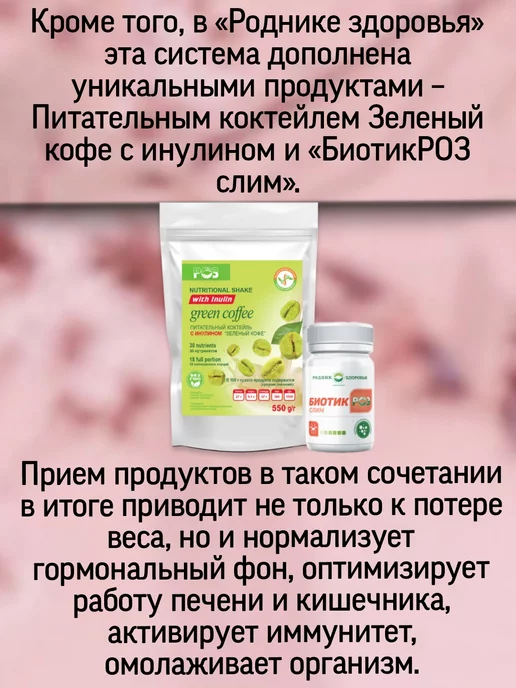 Родник Здоровья Японская система комплекс для похудения коктейль, 5 шт, фото 2
