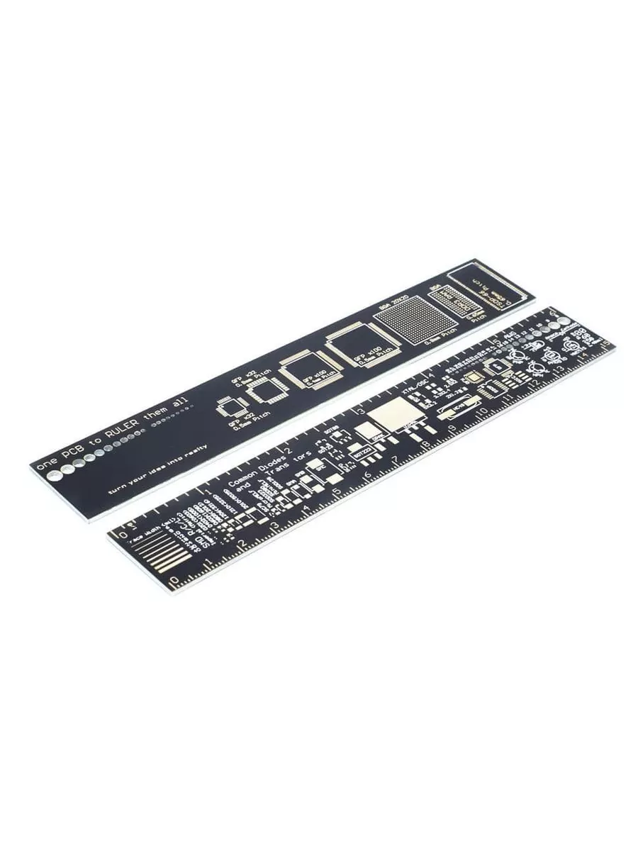 Линейка радиолюбителя для инженера-разработчика PCB Ruler 15