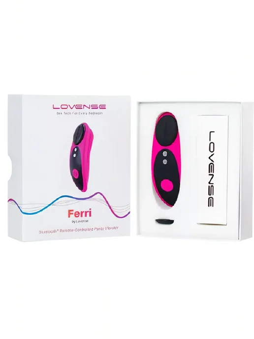 Lovense Вибратор в трусики Ferri, силикон, розовый, 7,4 см, розовый, фото 5