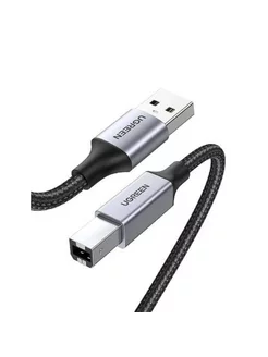 Кабель US369 (80804) USB-A Male to USB-B 2.0 Printer Cable UGREEN 207830719 купить за 918 ₽ в интернет-магазине Wildberries