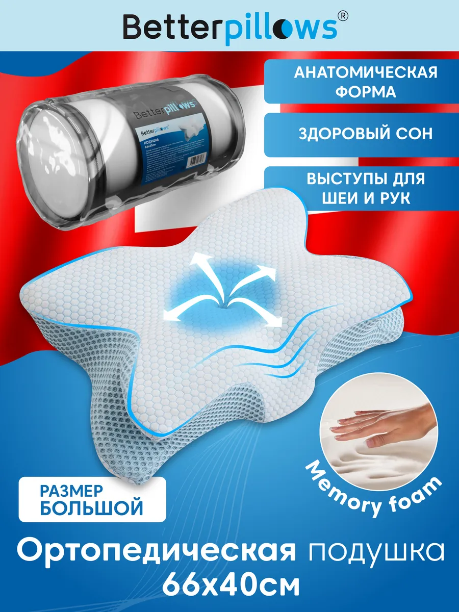Ортопедическая подушка для сна ICE COMFORT