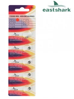 Подшипник для рыболовной катушки закрытый 3x6x2,5мм 5шт EASTSHARK 207918361 купить за 970 ₽ в интернет‑магазине Wildberries