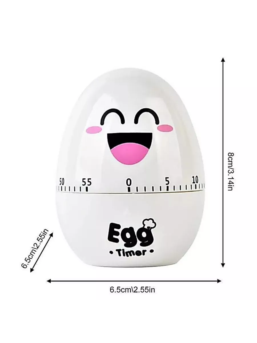 Кухонный таймер в виде яйца Смайлик EggTimer 207920791 купить за 303 ₽ в  интернет-магазине Wildberries