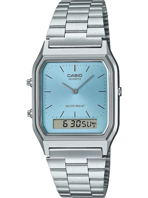 Casio Часы Vintage AQ-230A-2A1, серый, фото 2